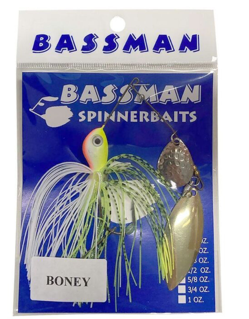 Bassman Spinnerbaits - 1/2 Oz Boney