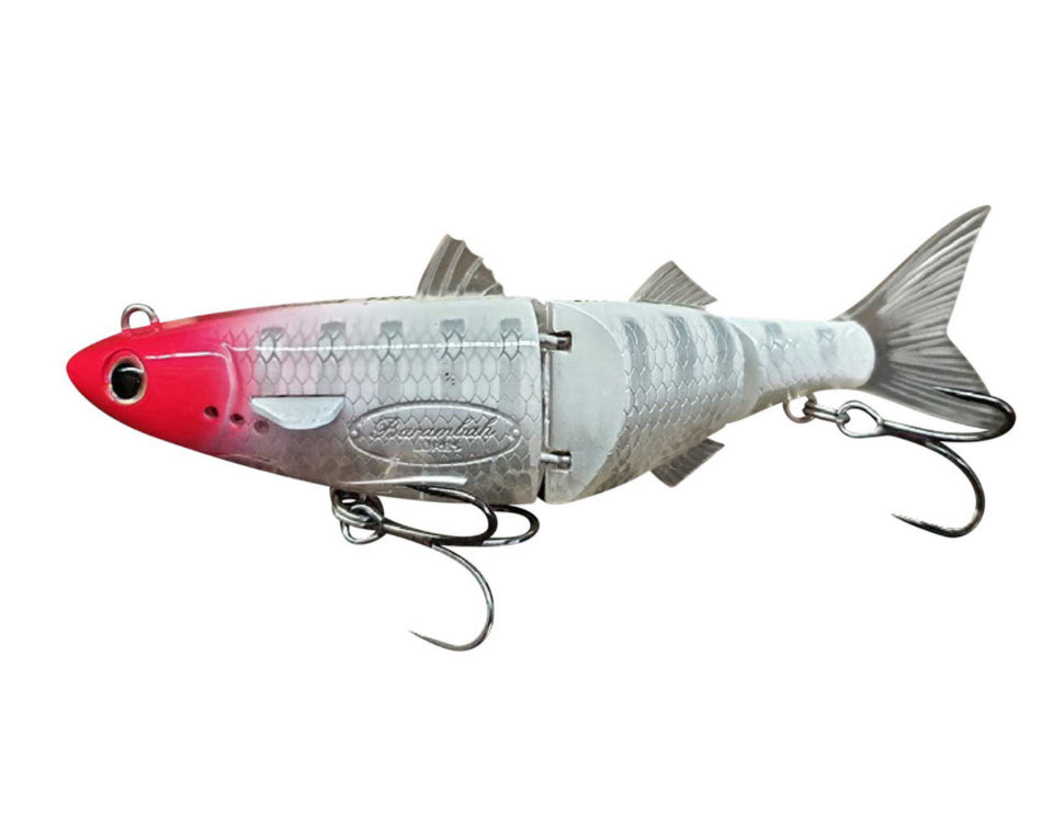 Barambah Lures Baby Mullet 4.5' - Red Head