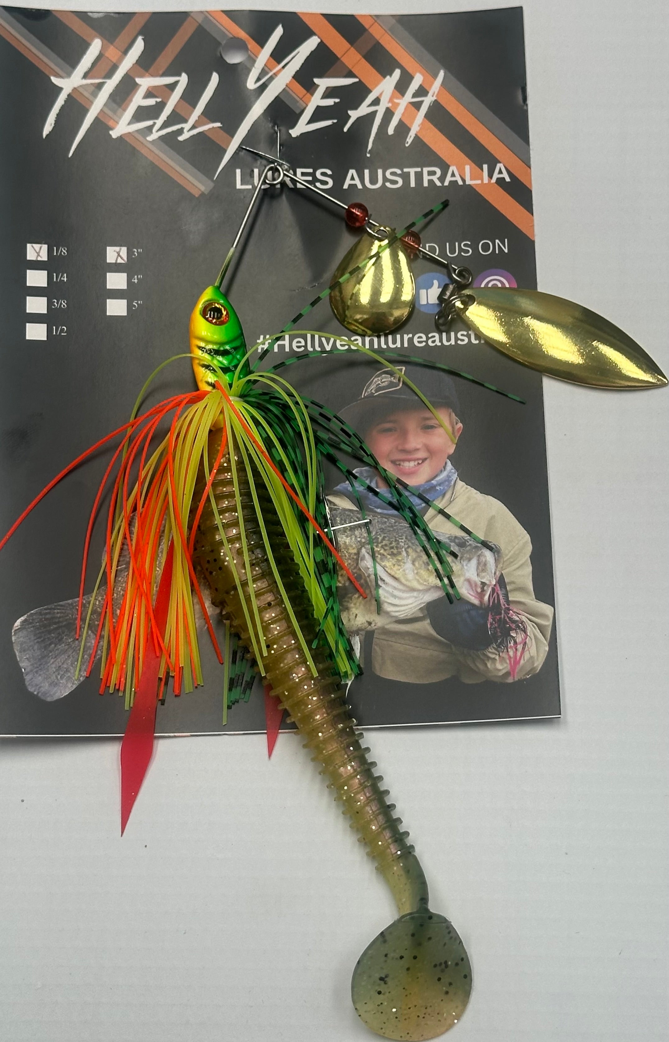 Hell Yeah Spinnerbaits 1/2th Oz Custom Perch