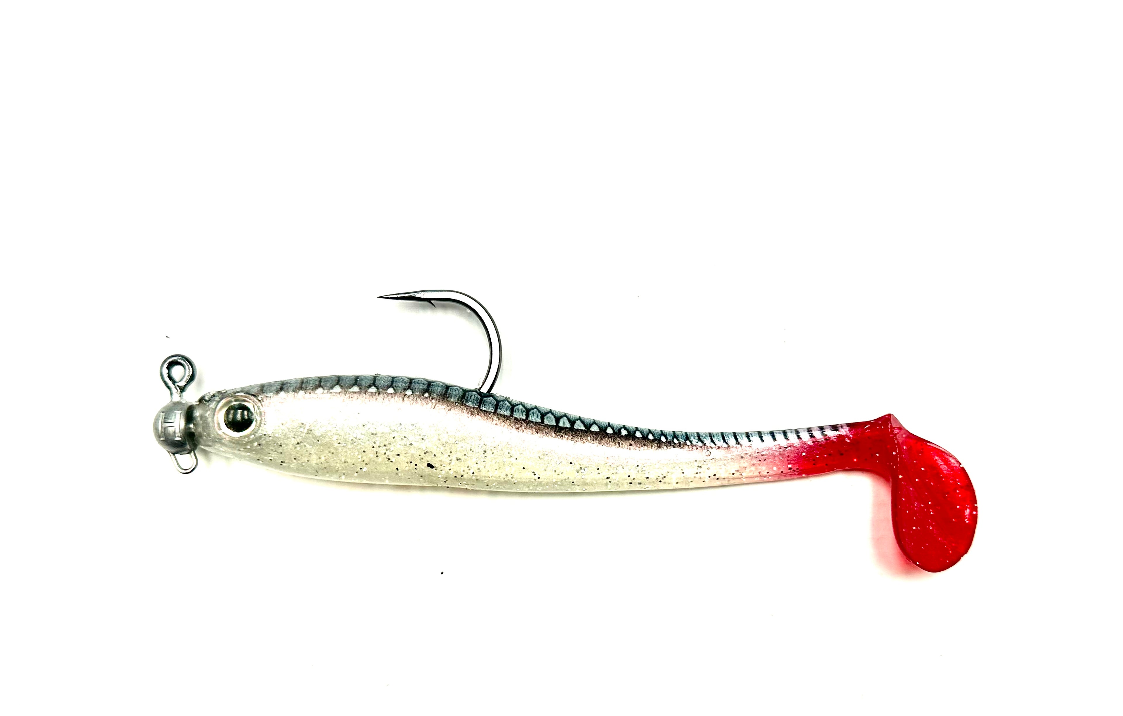 Shads 6” Hollow Shads Pre Rigged  1/2th Oz 7/0