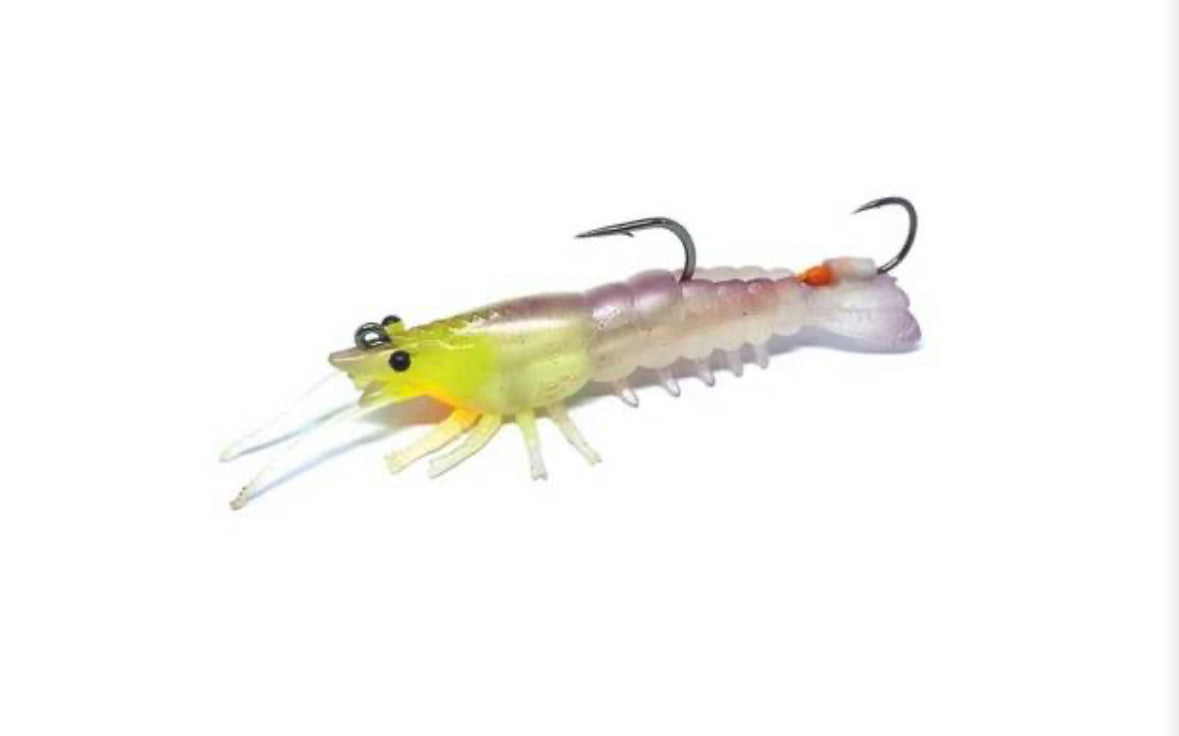 Barambah Stinger Shrimp Finesse Soft Plastic Lure 90mm Shrimp