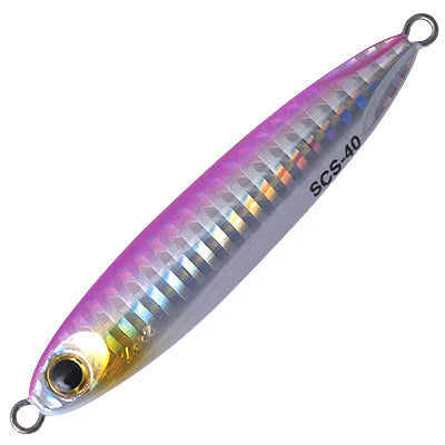 Slow Blatt slim pink silver 40g