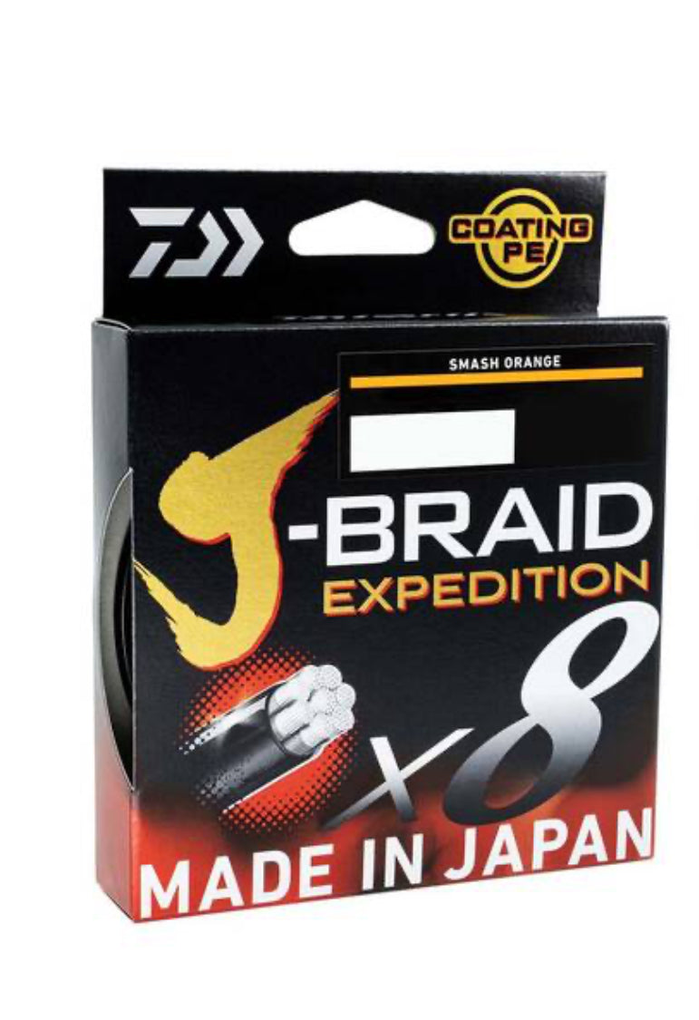 Daiwa J-Braid Expedition Braid Line Multi 300m 50lb
