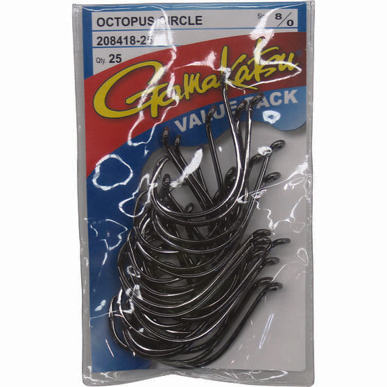 Gamakatsu Octopus Value Pack Qty: 25 Size 6/0