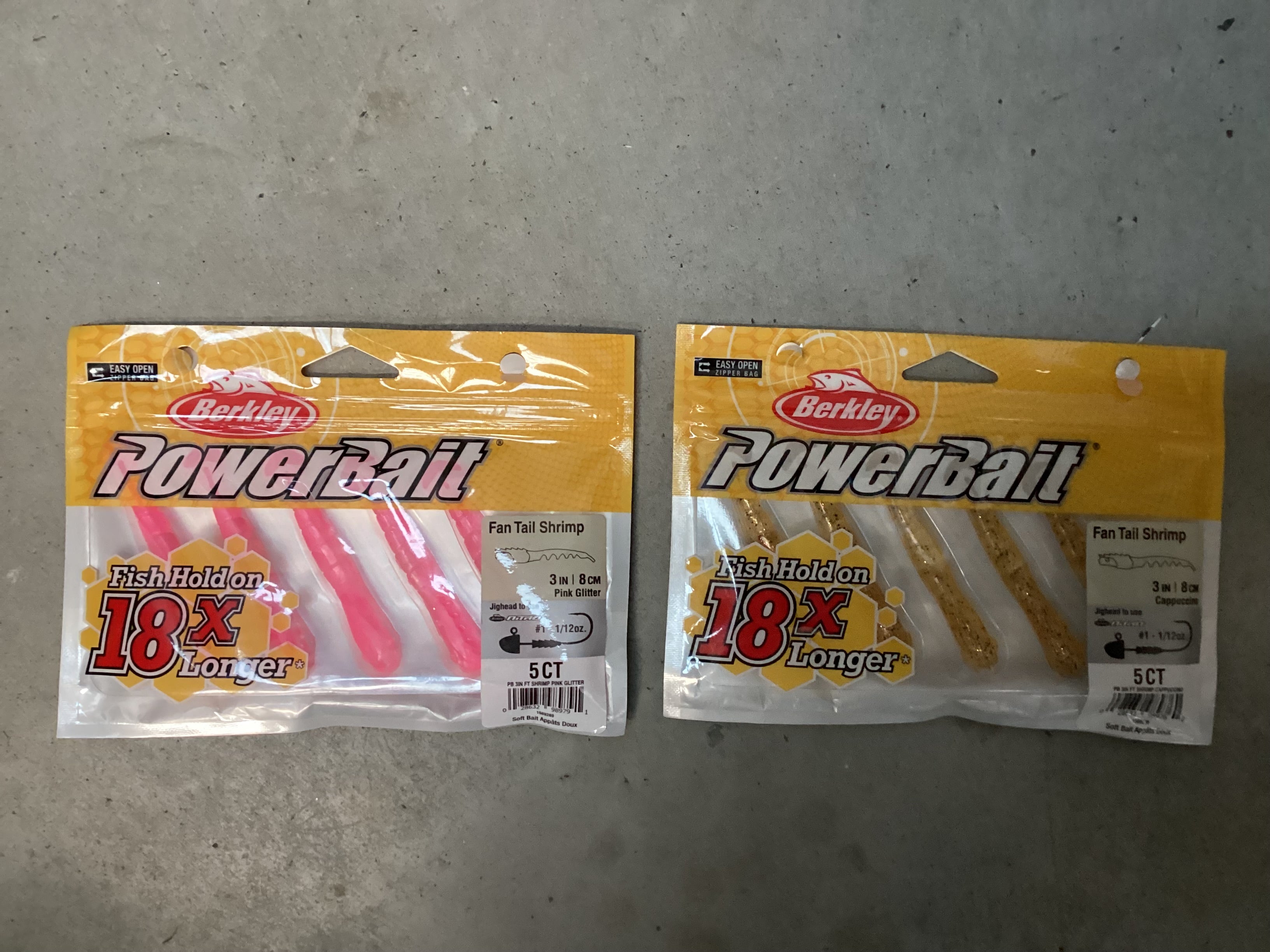 Berkley Powerbait Fan Tail Shrimp  5CT