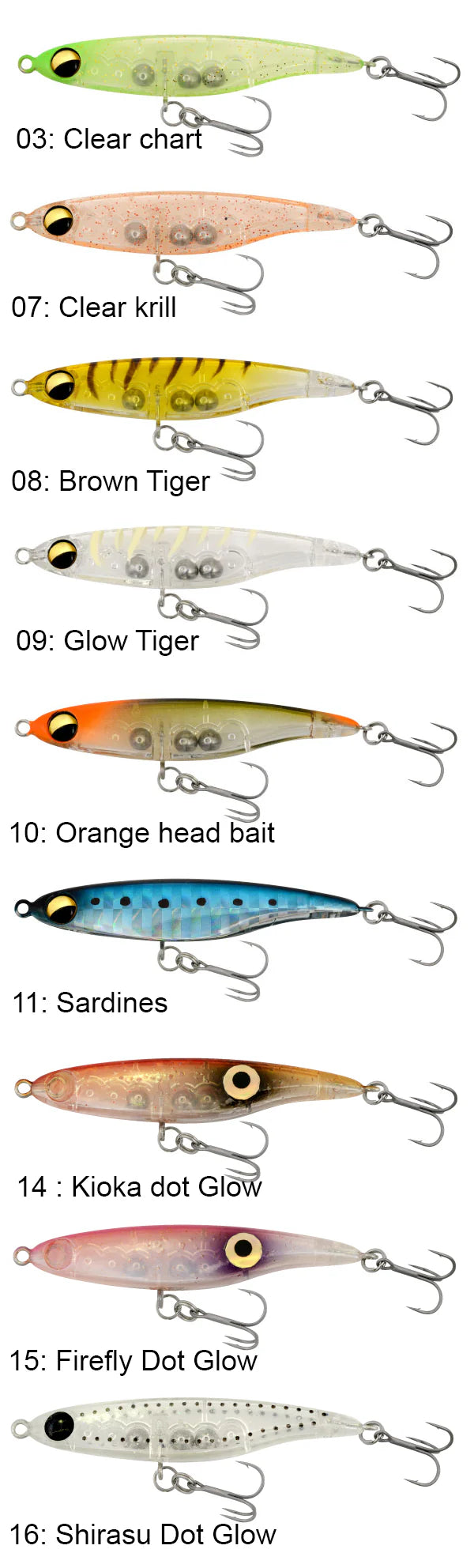 Magbite Ballondor 55mm Shirashu Dot Glow slow sink