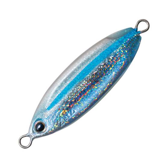 Slow Blatt Oval 60g Silver Blue Stripe