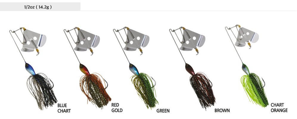 Damiki Silver Bell Buzz Baits 3/8oz