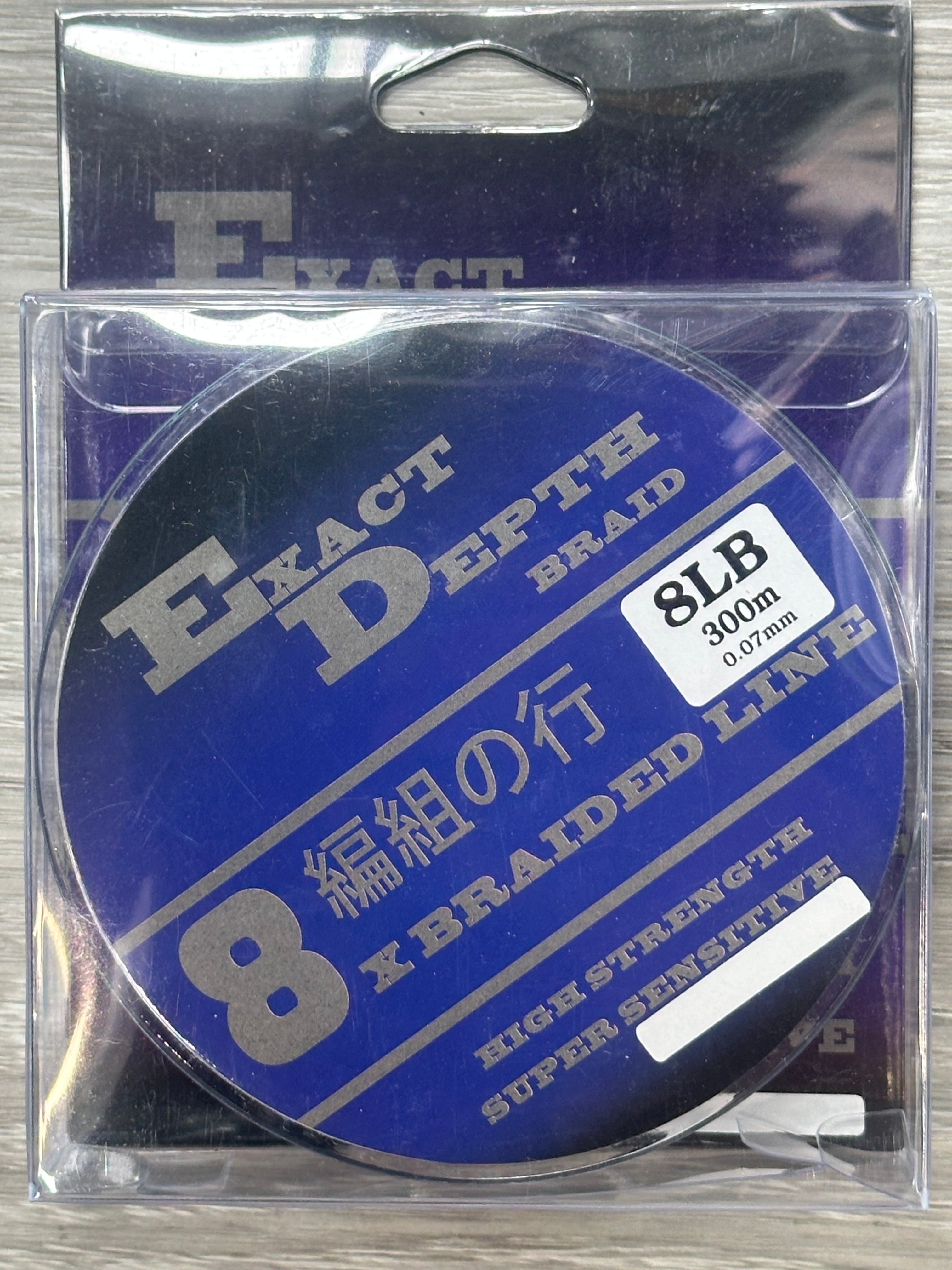 Exact Depth Braid 300m x8     300m Blue Camo