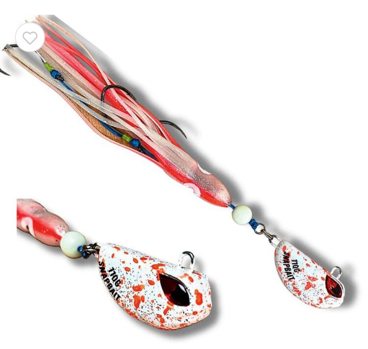 Snapbait Triple Threat Jig 155g Lumo Orange Splash