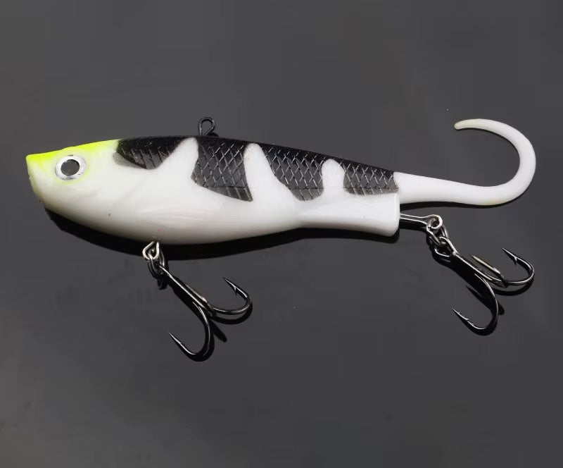 7 and 6 120mm Wriggler Vibe Soft Vibe 28g