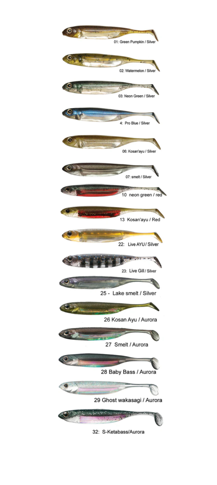 Fish Arrow Flash-J Shad 3”
