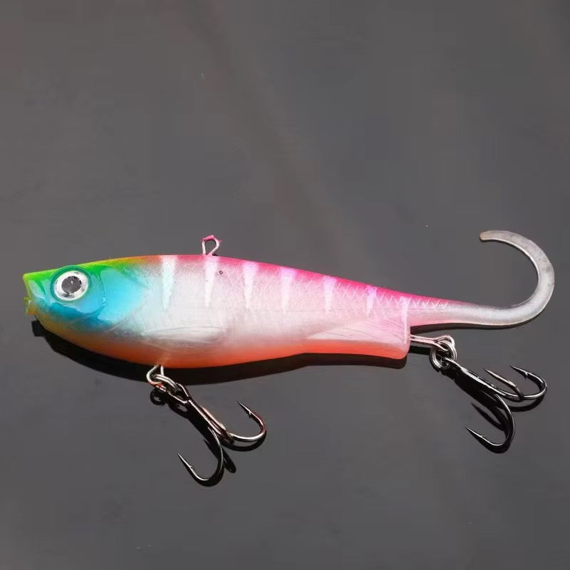 7 and 6 120mm Wriggler Vibe Soft Vibe 28g