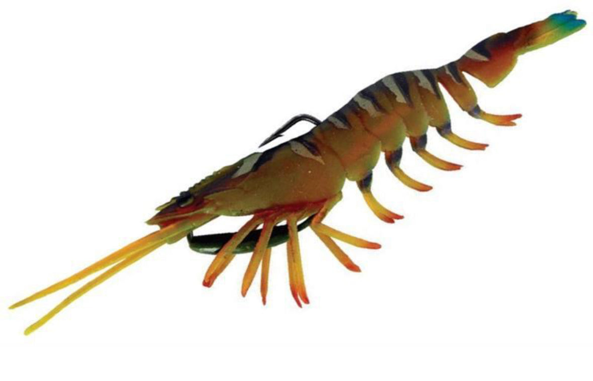 CHASEBAITS FLICK PRAWN LURE 125mm 04 - Green Prawn