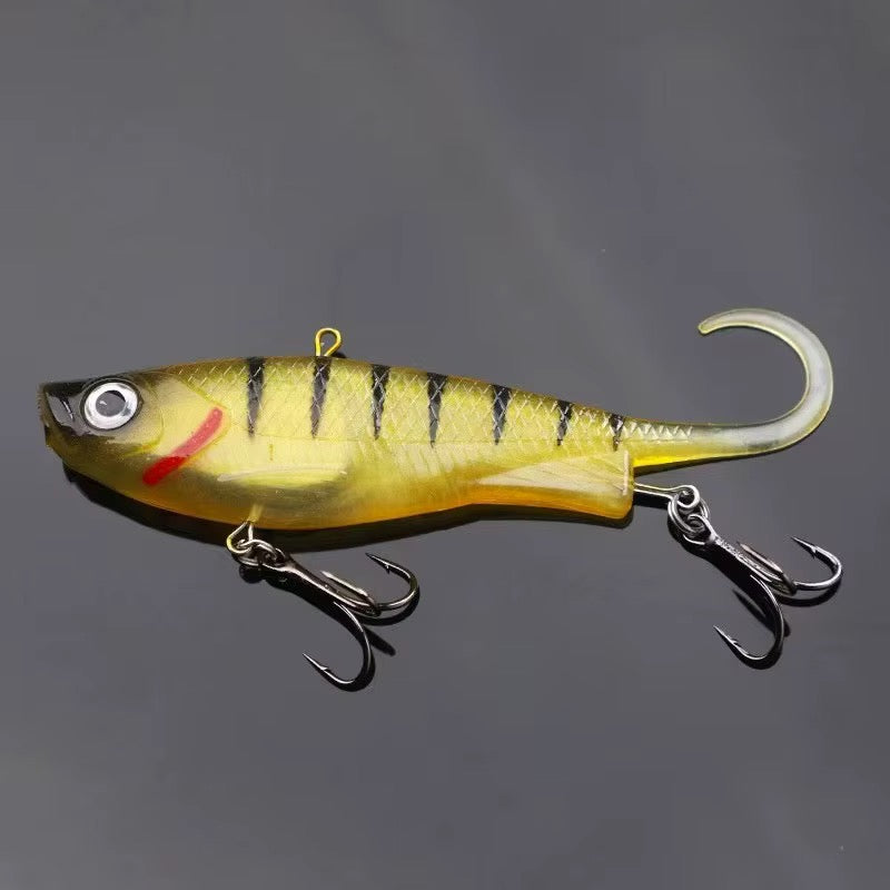 7 and 6 120mm Wriggler Vibe Soft Vibe 28g