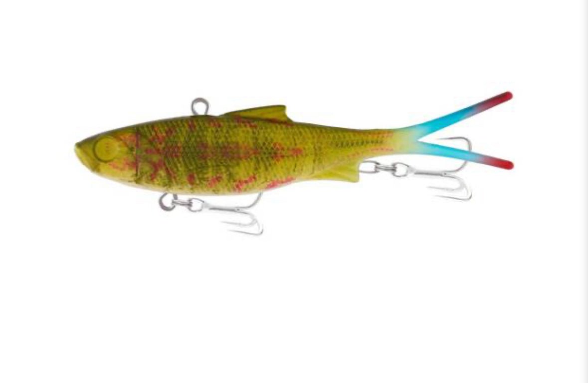 Samaki Vibelicious Fork Soft Plastic Lure 100mm / 20g Red Claw