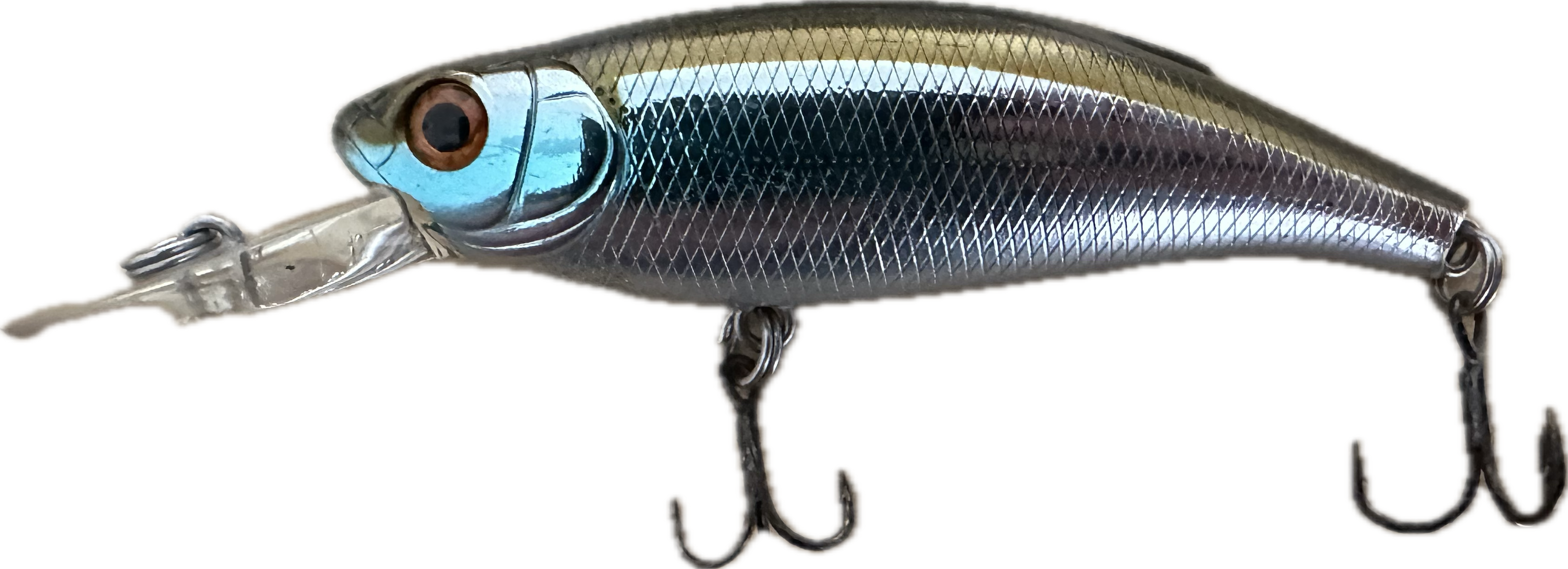 Atomic Shiner Mid 2nd Hand lure Silver Wolf 75mm immaculate