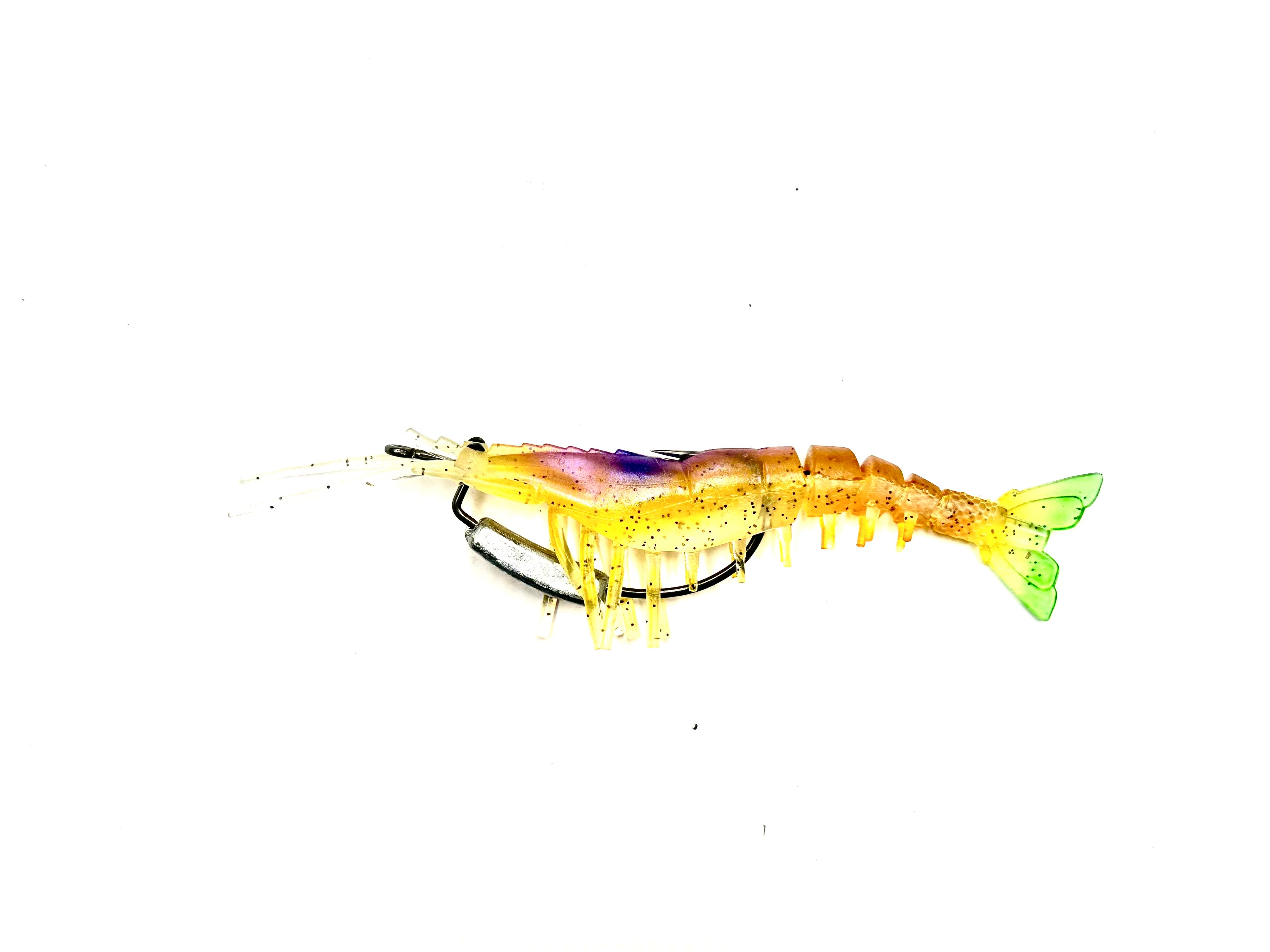 Shads Lures 4 Inch Fuz Prawn 2 Pack Rigged 1/4oz 3/0