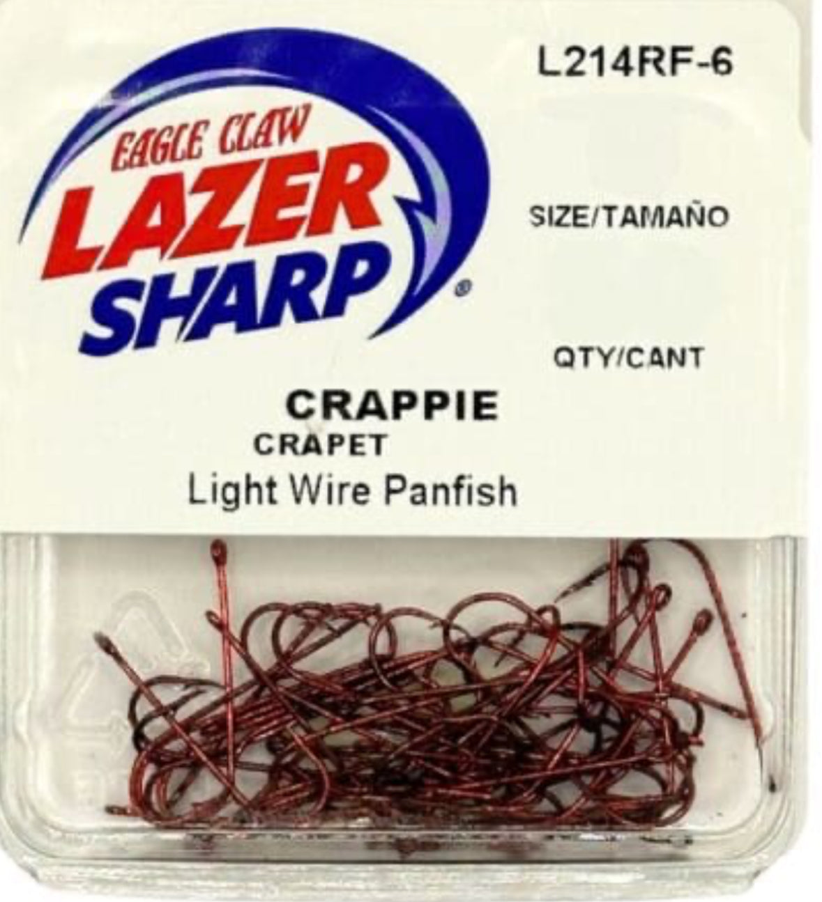 Eagle Claw Lazer Sharp Crappie QTY 50
