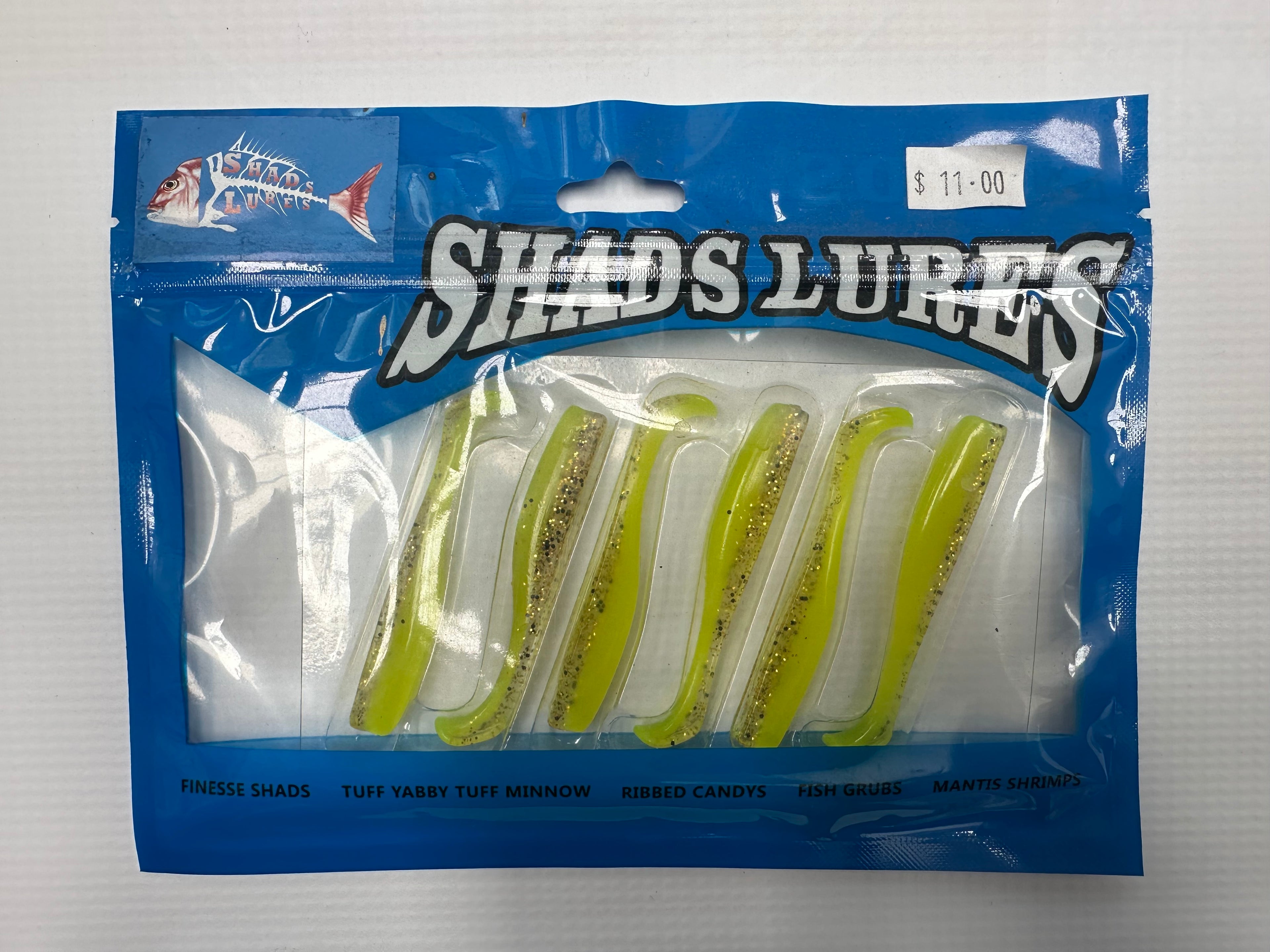 Shads Lures 3 “ Tuff Minnows