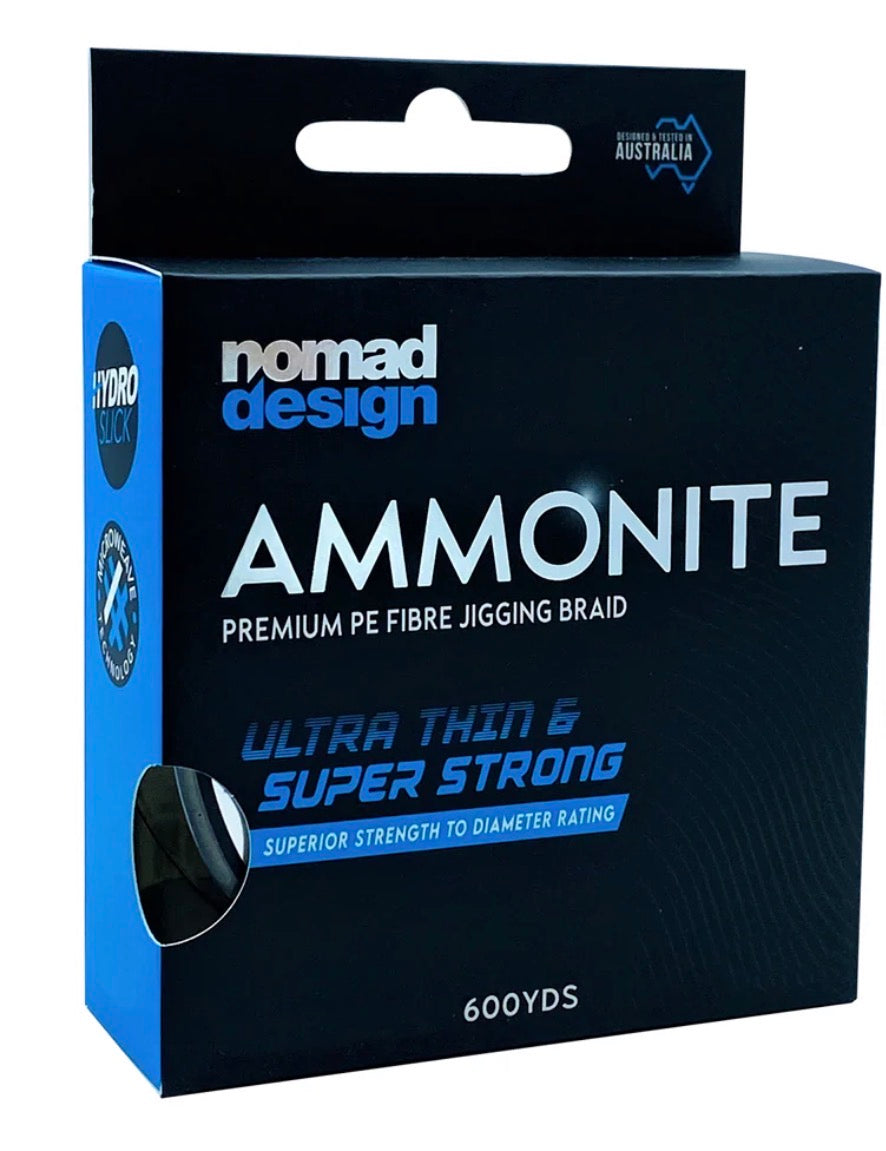 Nomad AMMONITE MULTICOLOUR JIGGING BRAID 600YDS