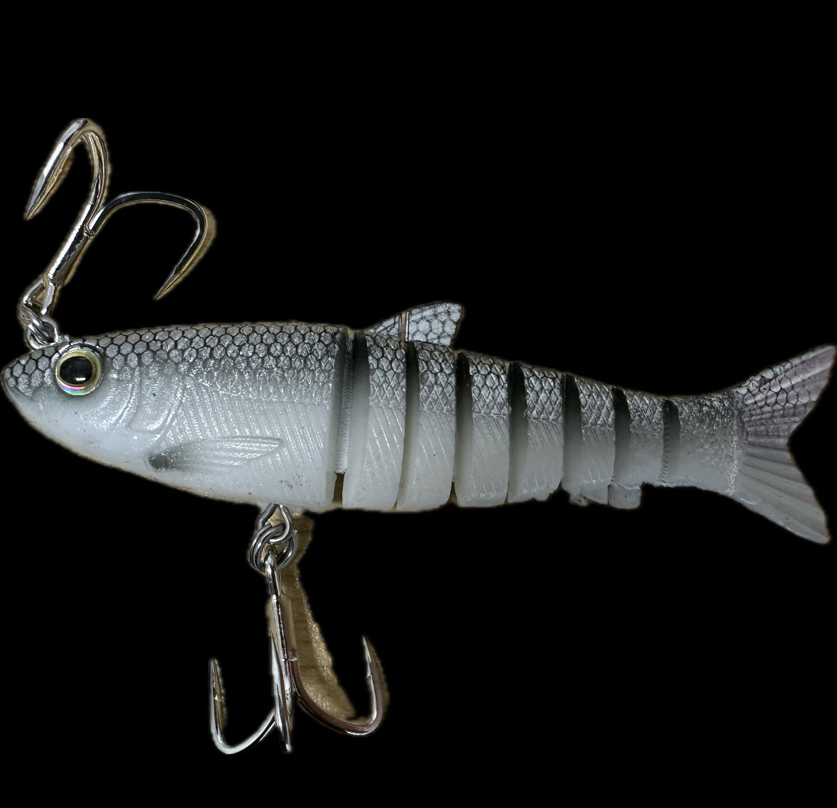 6 jointed section fishing lure PCS Bionic Swimming Multi - 2" Swimbaits Slow Sinking Lures - Suitable for All Kinds of Fish Freshwater Saltwater this mini sunfish appears very delicate and vivid that looks like a real fish Six Section 6 Inch Shad