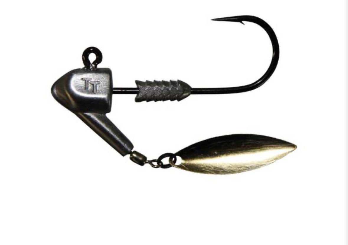 TT Fishing RevlockZ Jig Head 3/8oz Gold Brass Willow Size 5 / 0