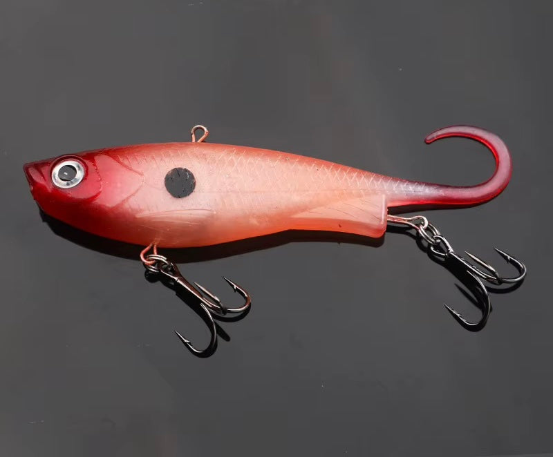 7 and 6 120mm Wriggler Vibe Soft Vibe 28g