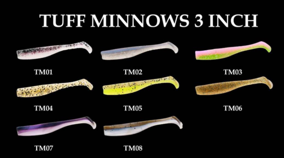 Shads Lures 3 “ Tuff Minnows