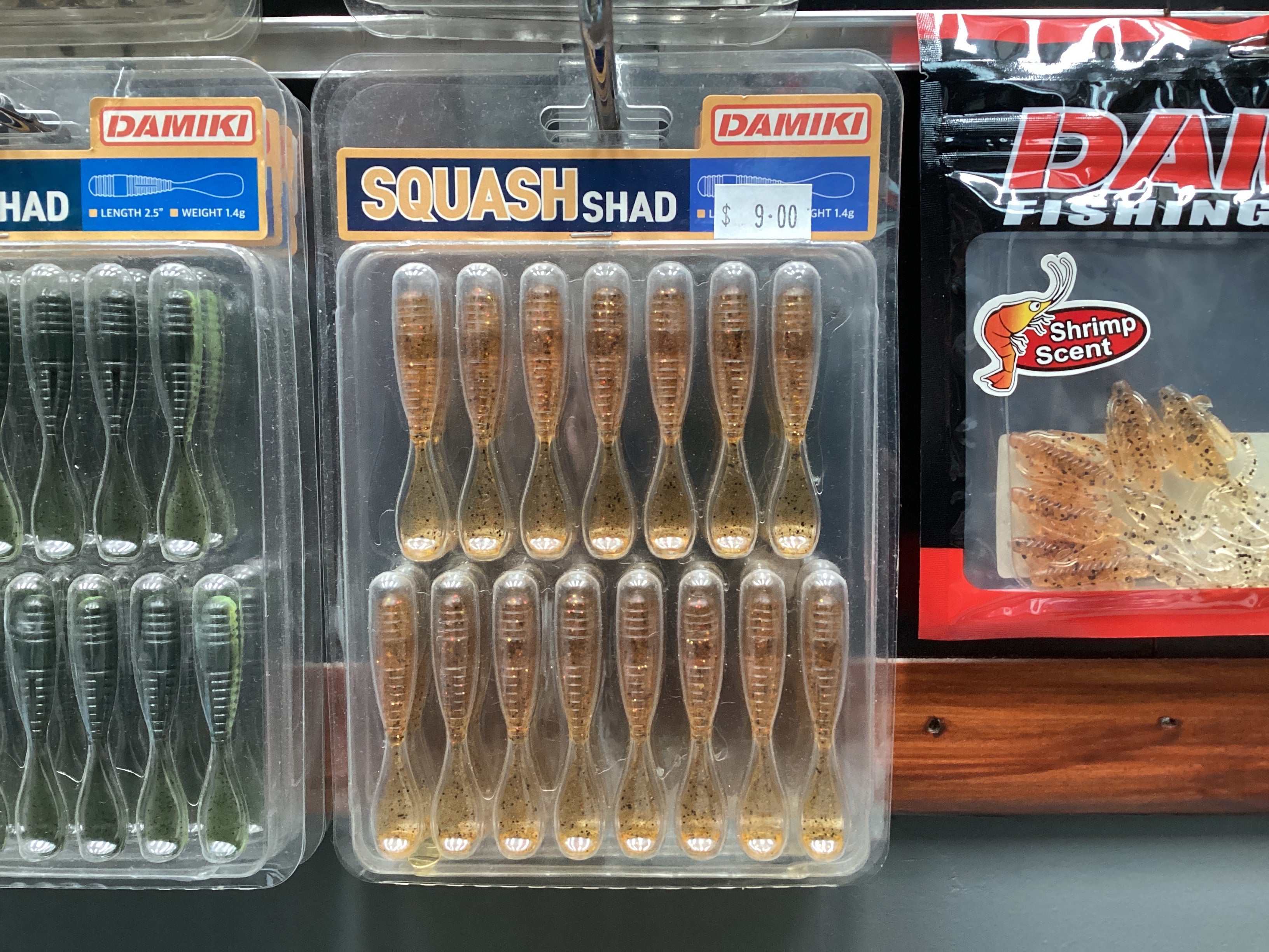 Damiki squash shad 2”