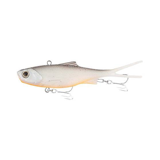 Samaki Vibelicious Fork Tail Soft Vibe Lure 100mm 20g Grey Ghost UV