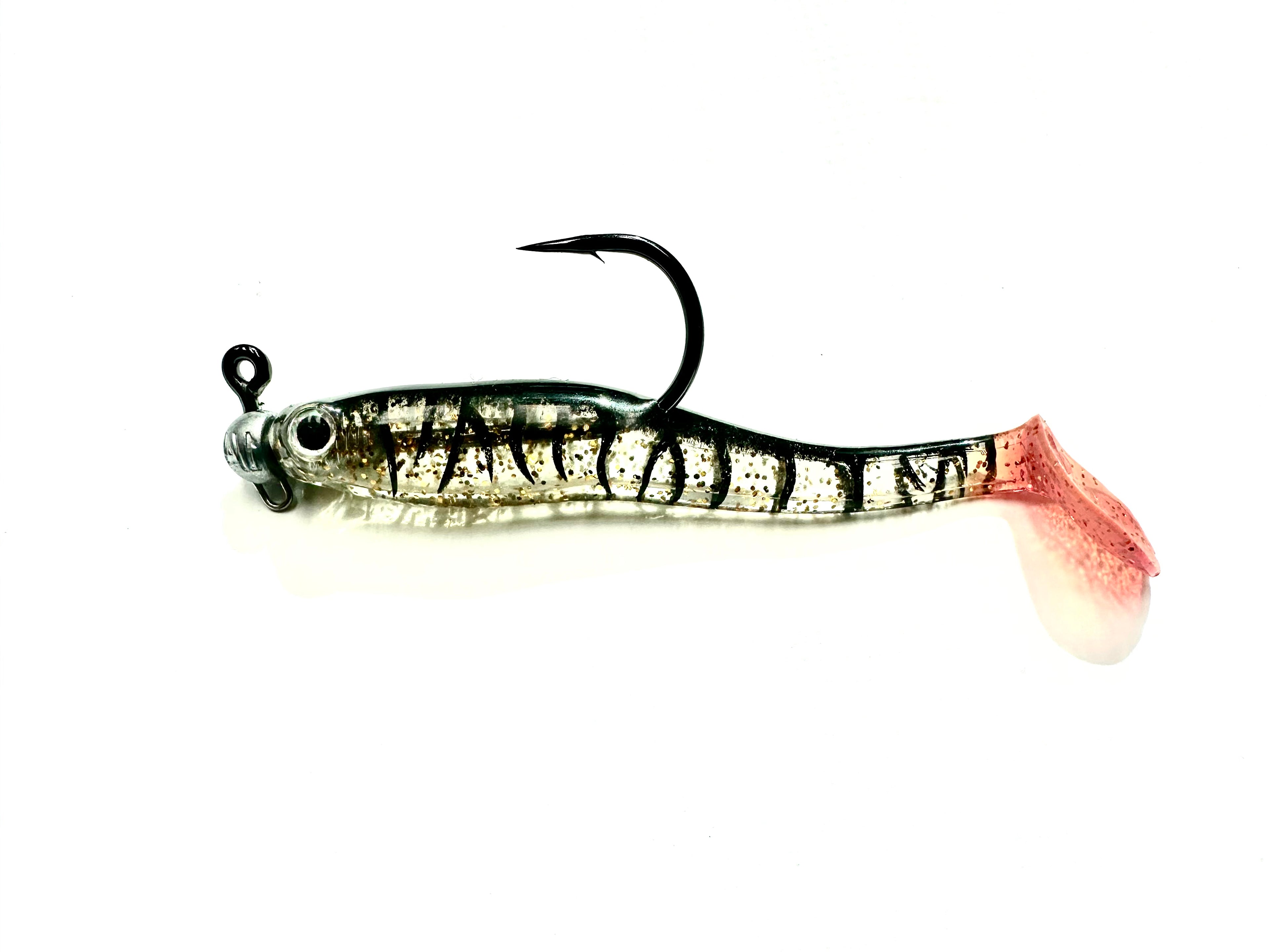 Shads 5” Hollow Shads 1/4oz Rigged 6/0 Black and Gold