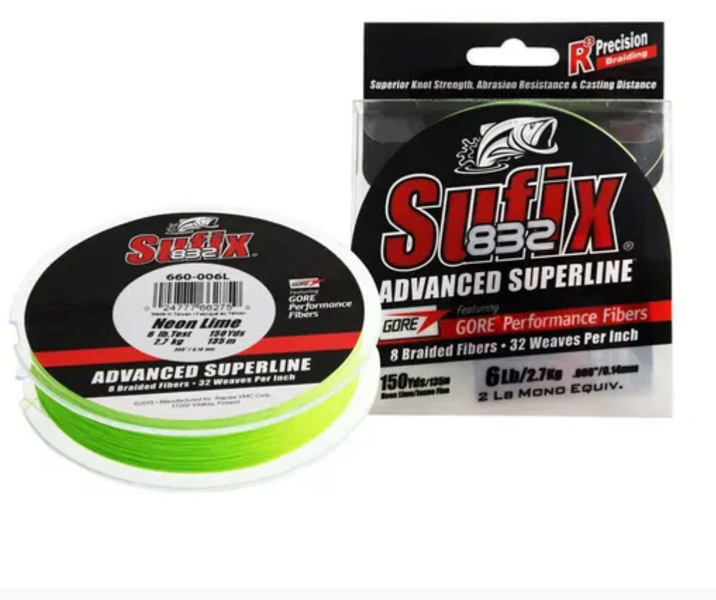 Sufi’s 832 Neon Lime 15lbs 300 Yards