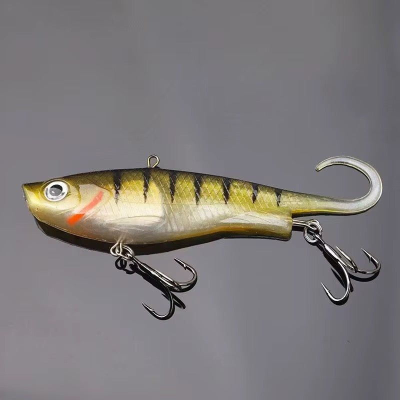 7 and 6 120mm Wriggler Vibe Soft Vibe 28g