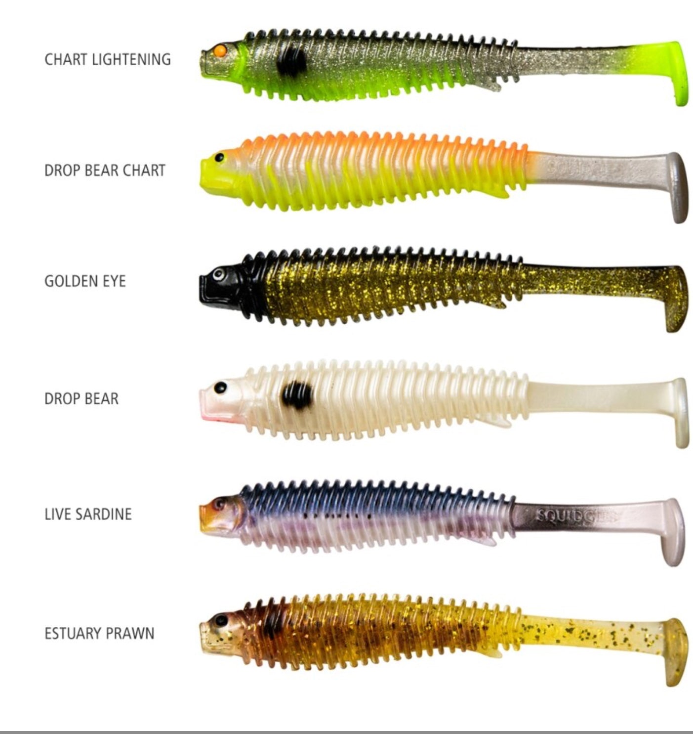 Squidgies Ridge Shad 140mm