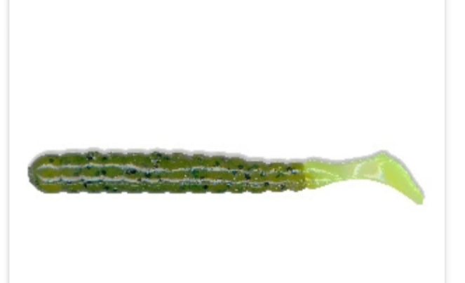 Charlie Brewer Slider Grub - Watermelon chart tail