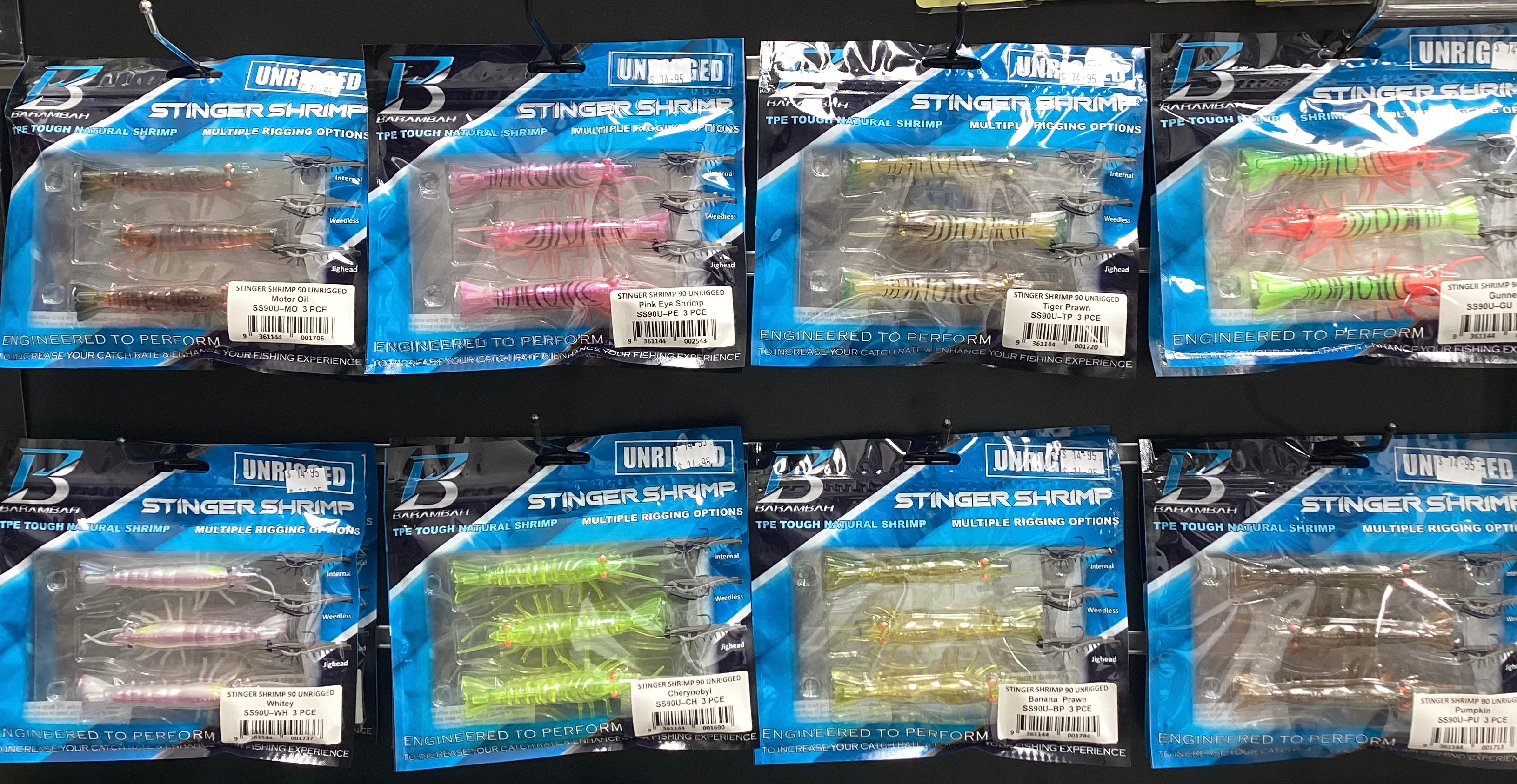 Barambah Stinger Shrimp 90 unrigged