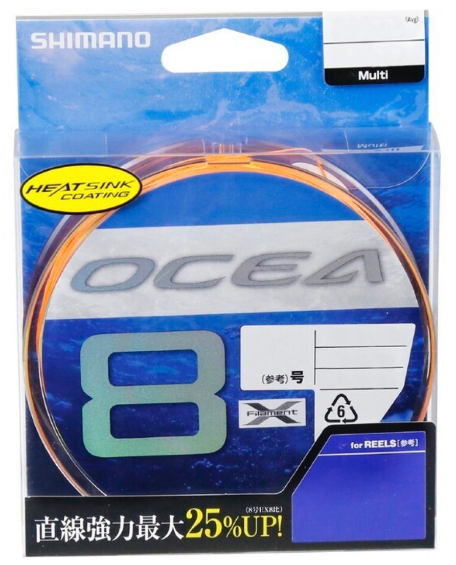 Shimano Ocea 8 6.0 400m multicolour Braided Line