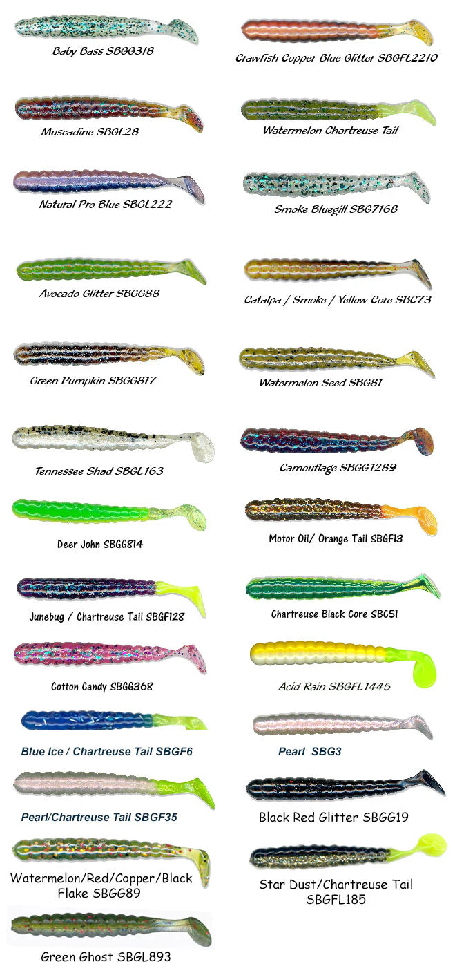 Charlie brewers slider originals 3” bass grub