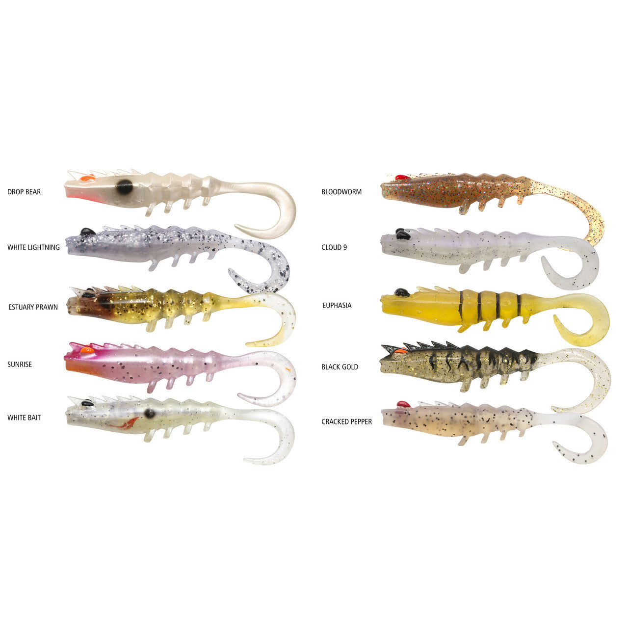 Squidgies Prawn Wriggler Tail 95mm