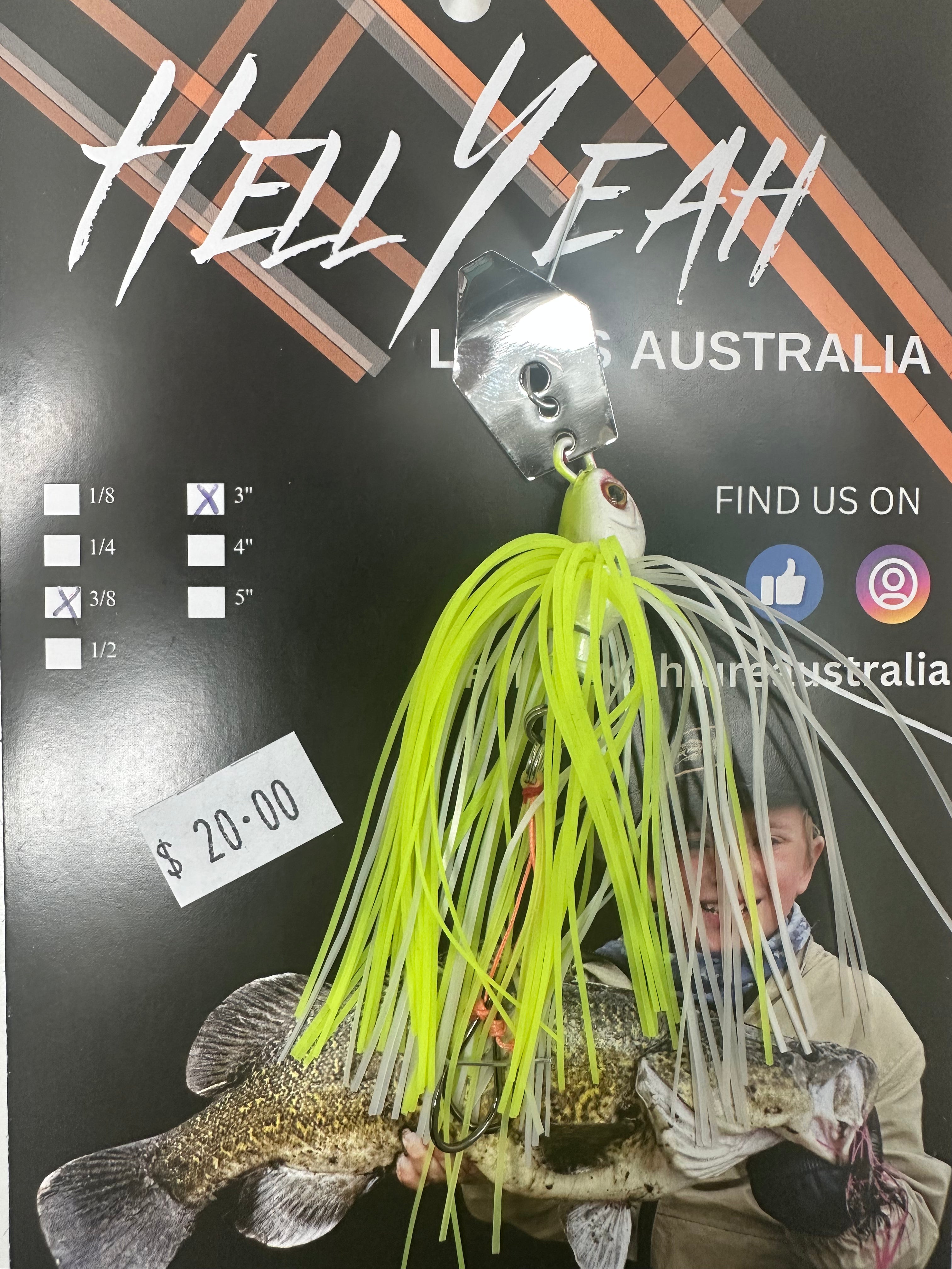 Hell Yeah 3 Inch Assist 1/4oz