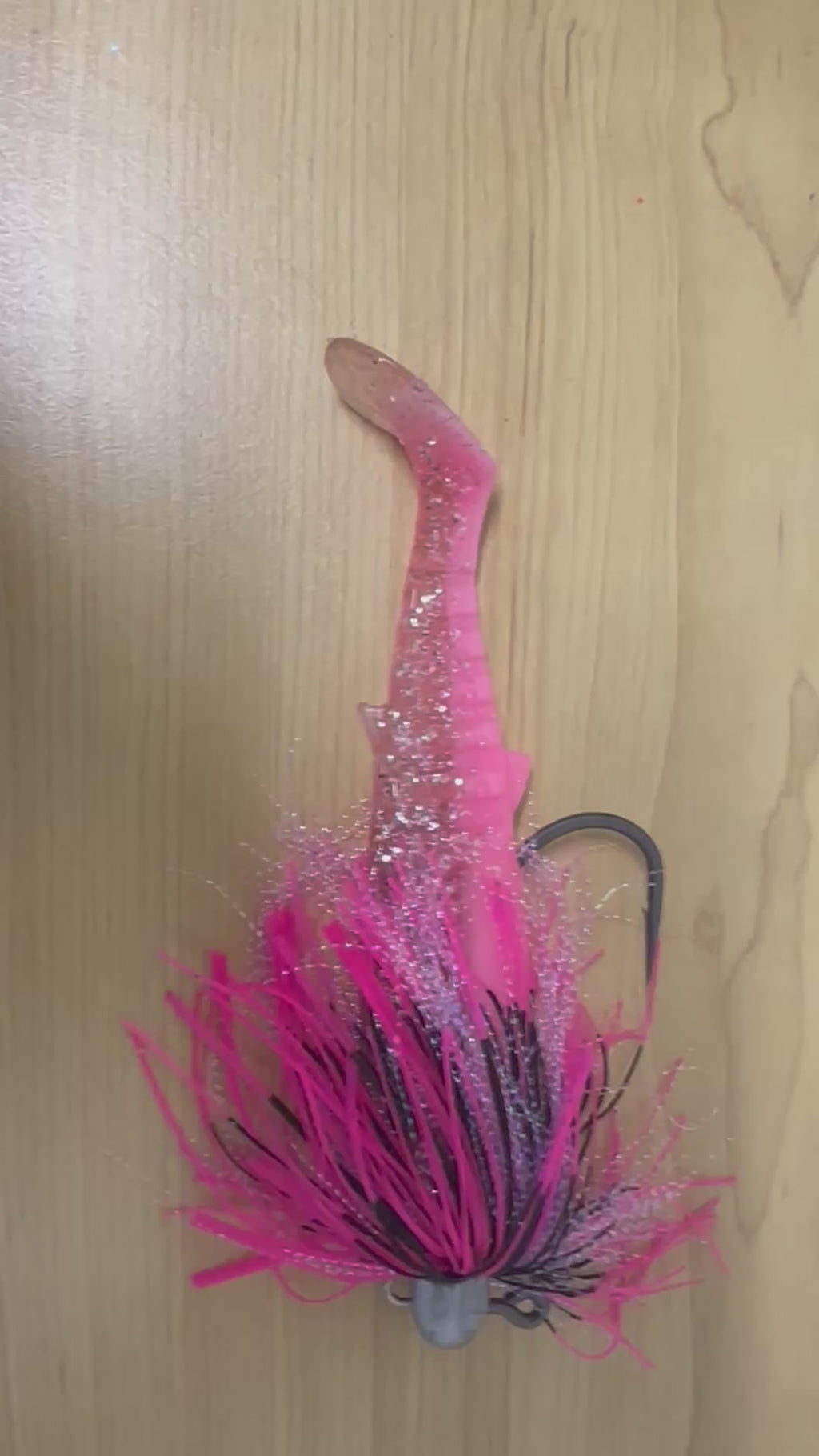 Hell Yeah 7” Swim Flasher Pink Mullet 3/4oz 10/0