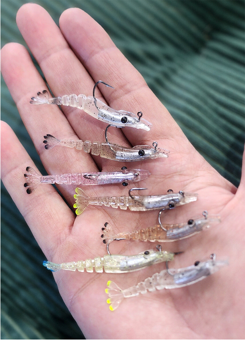 Marker 54 Prawnlets 2.5” 1/8 oz pre rigged