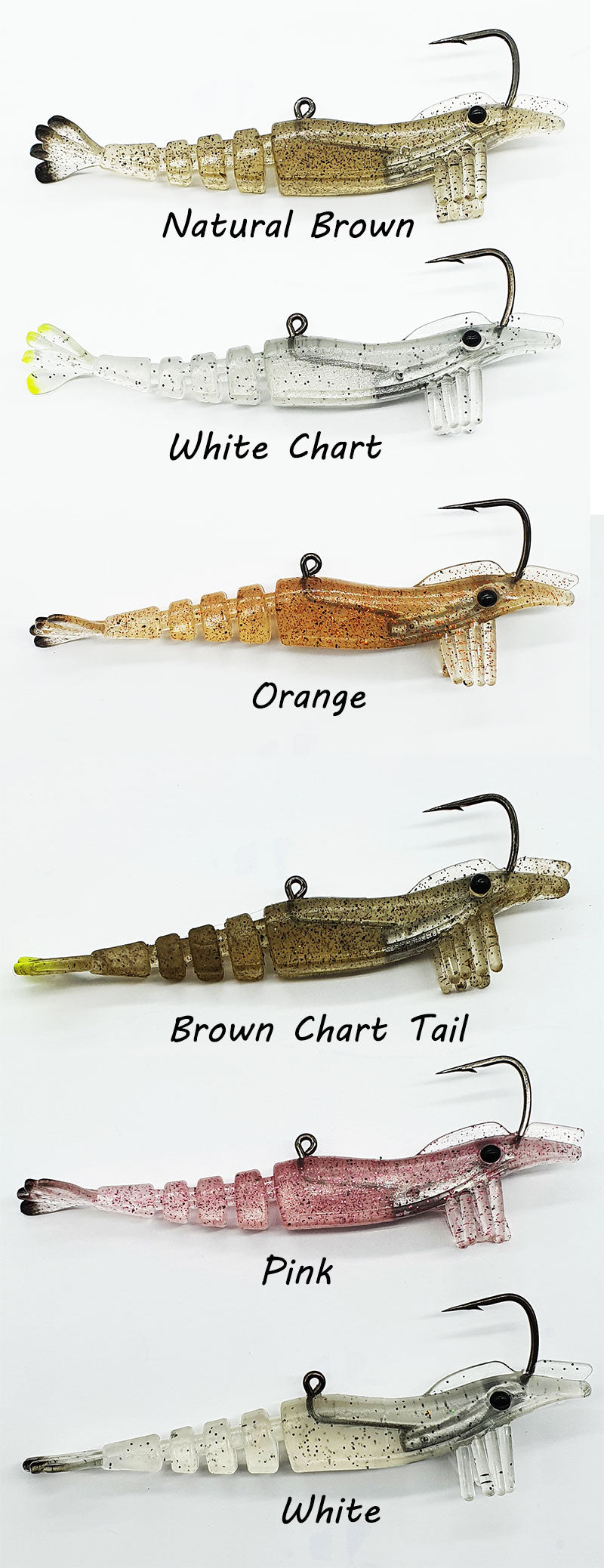 Marker 54 jerk prawn 1/4 oz pre rigged