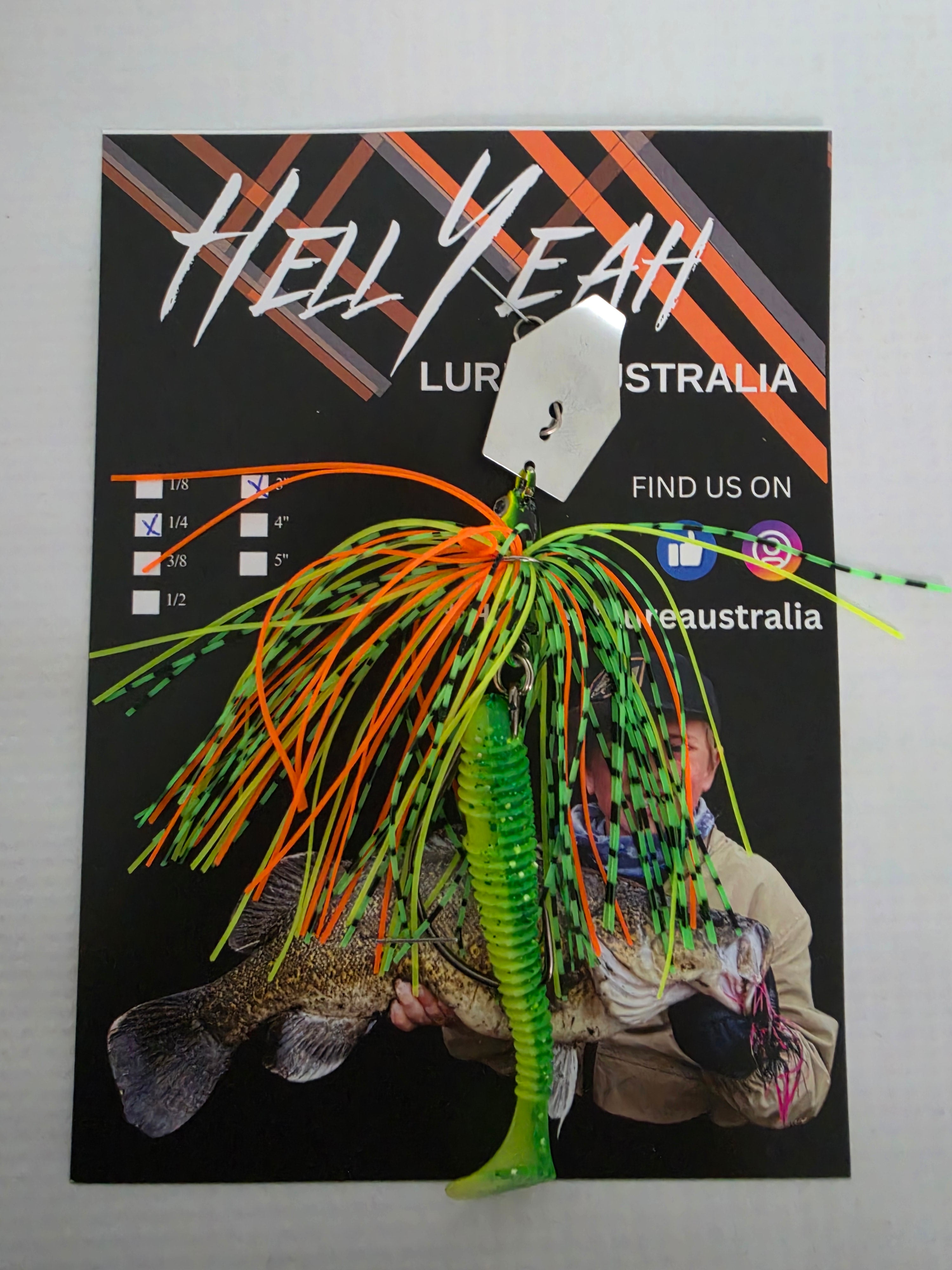 Hell Yeah Custom Chatter Bait Weedless