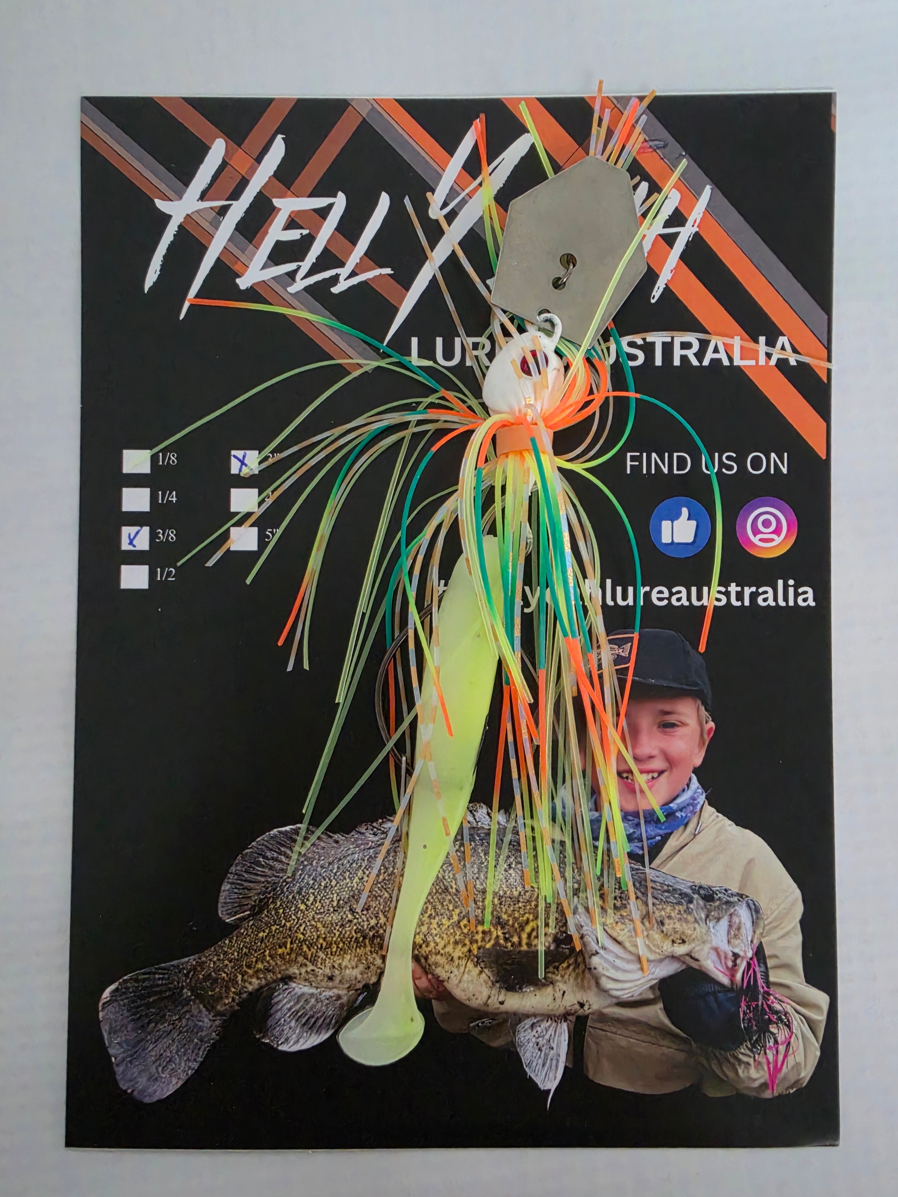 Hell Yeah Custom Chatter Bait Weedless